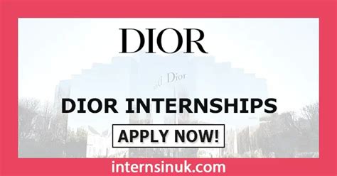 dior internship london.